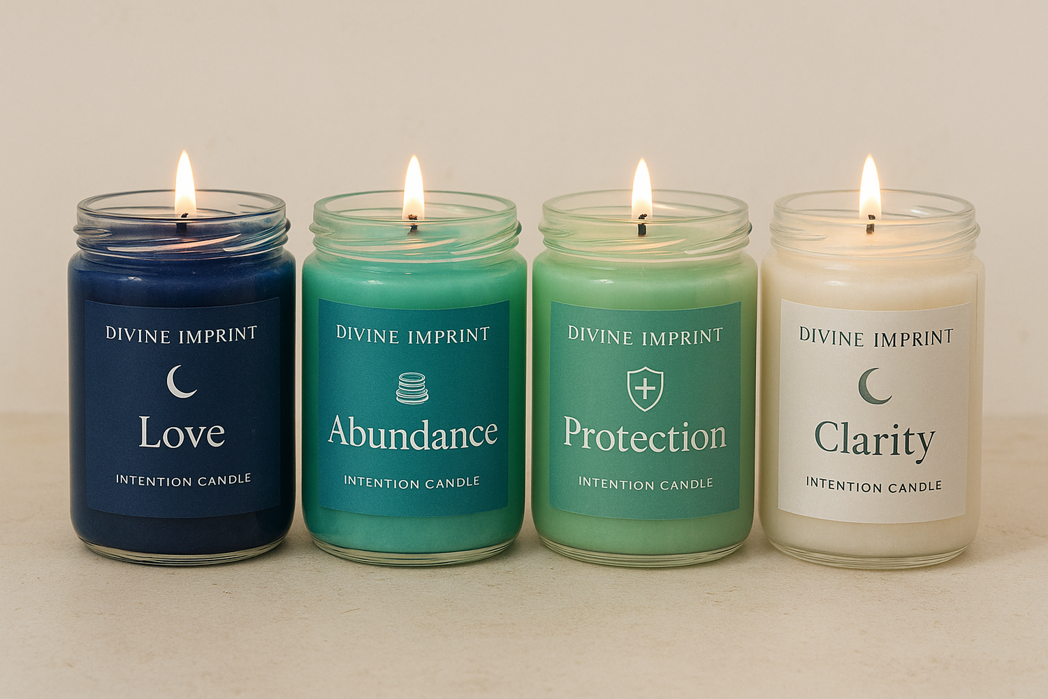 Shop my Intention Candle Collection
